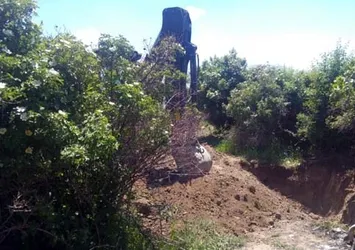 Kepçeyle ceset arandı