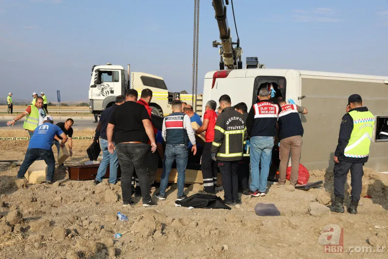 Amasya'da yolcu otobüsü devrildi! Çok sayıda ölü ve yaralı var! İşte olay yerinden ilk görüntüler 8
