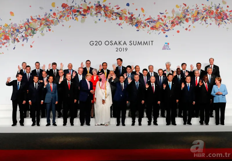 G20 Osaka Liderler Zirvesi başladı! İşte tarihe geçen kareler 5