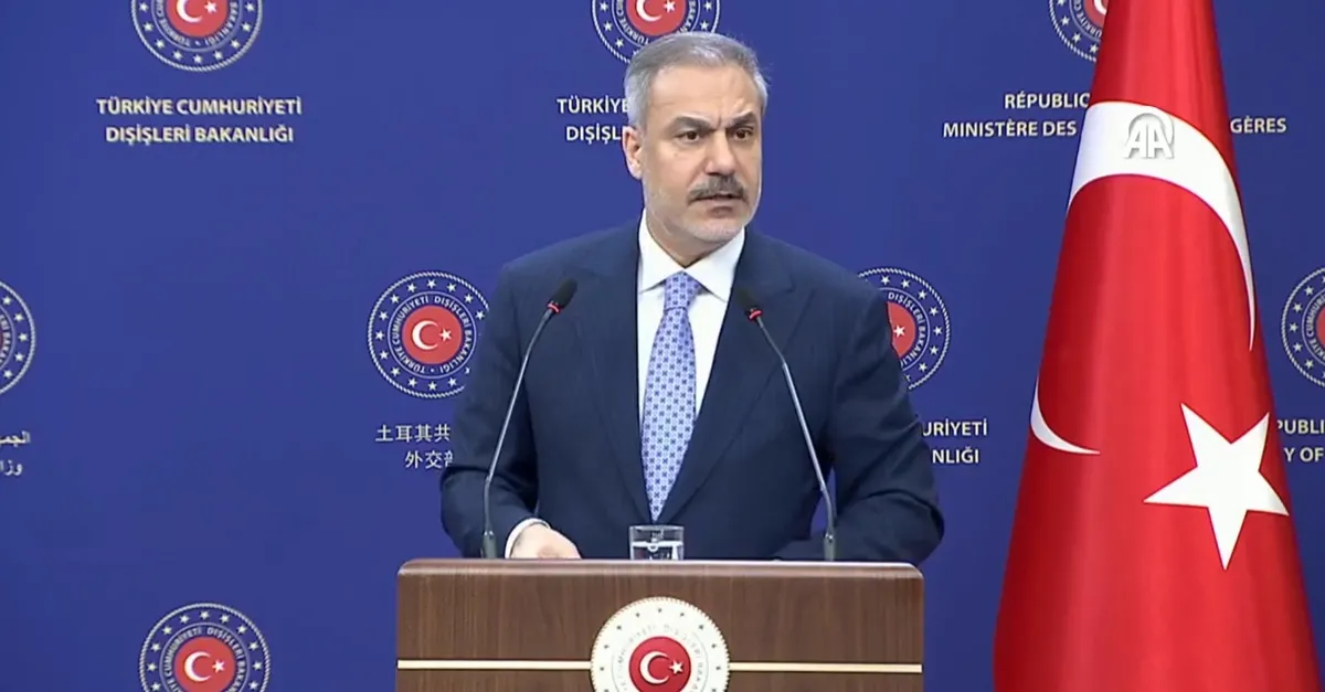 Dışişleri Bakanı Hakan Fidan'dan net mesaj!