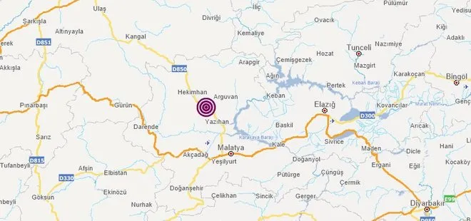 Son dakika: Malatya’da korkutan deprem!