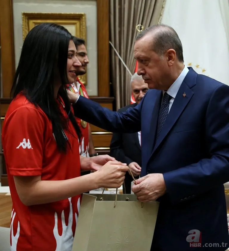 Erdoğan, Rio 2016 Olimpiyat Oyunlarında madalya kazanan Türk sporcuları kabul etti 20