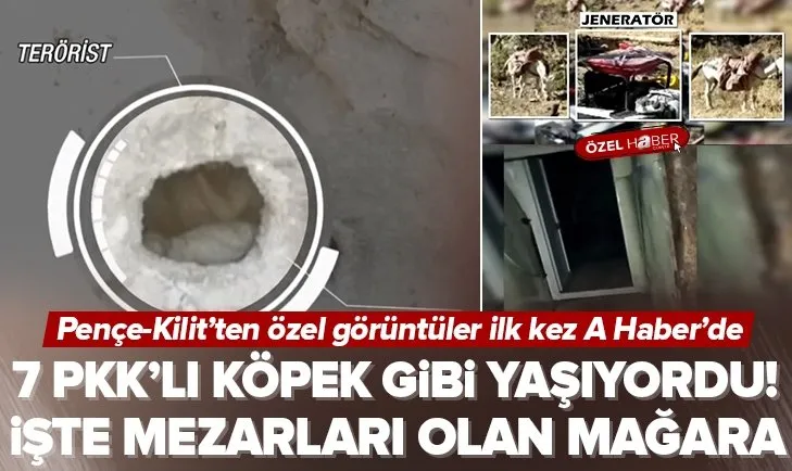 İşte 7 PKK’lının öldürüldüğü mağara