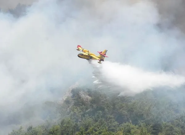 1628072903792.jpg Uçakların alevlerle savaşı! Muğla'daki yangına havadan müdahale - 1