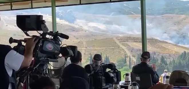 Başkan Erdoğan Türk F-16’larının vuruşlarını alkışlarla izle! İşte o anlar