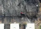 Drone ile görüntülendi