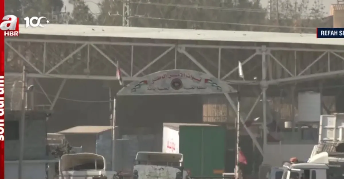 Yardım TIR’ları Refah’tan giriş yapıyor