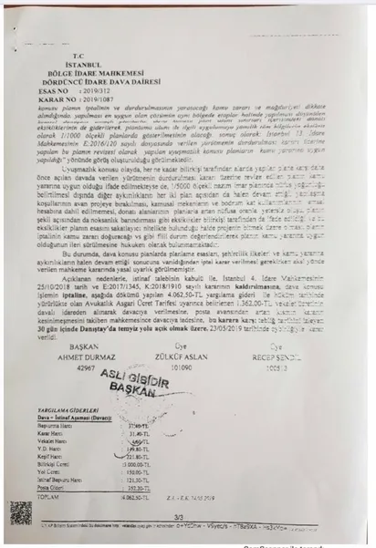 İBB'de Deprem Daire Başkanı Tayfun Kahraman'ın ilkesizliğini gösteren mahkeme kararları! - 6