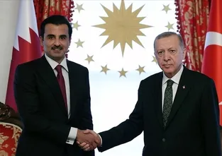 Başkan Erdoğan Al Sani ile telefonda görüştü