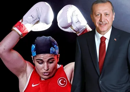Dünya olimpiyat şampiyonu Busenaz Sürmeneli: Cumhurbaşkanımıza altın sözünü verdik