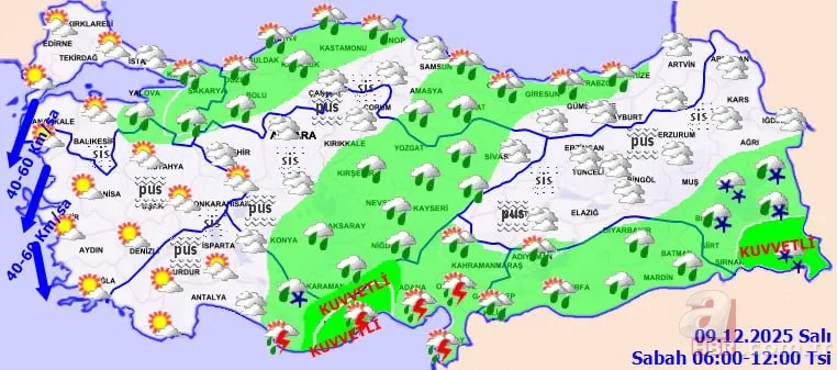 MGM'den sarı alarm: Bu soğuk boşuna değil! Kar radara girdi, İstanbul için geri sayım 14