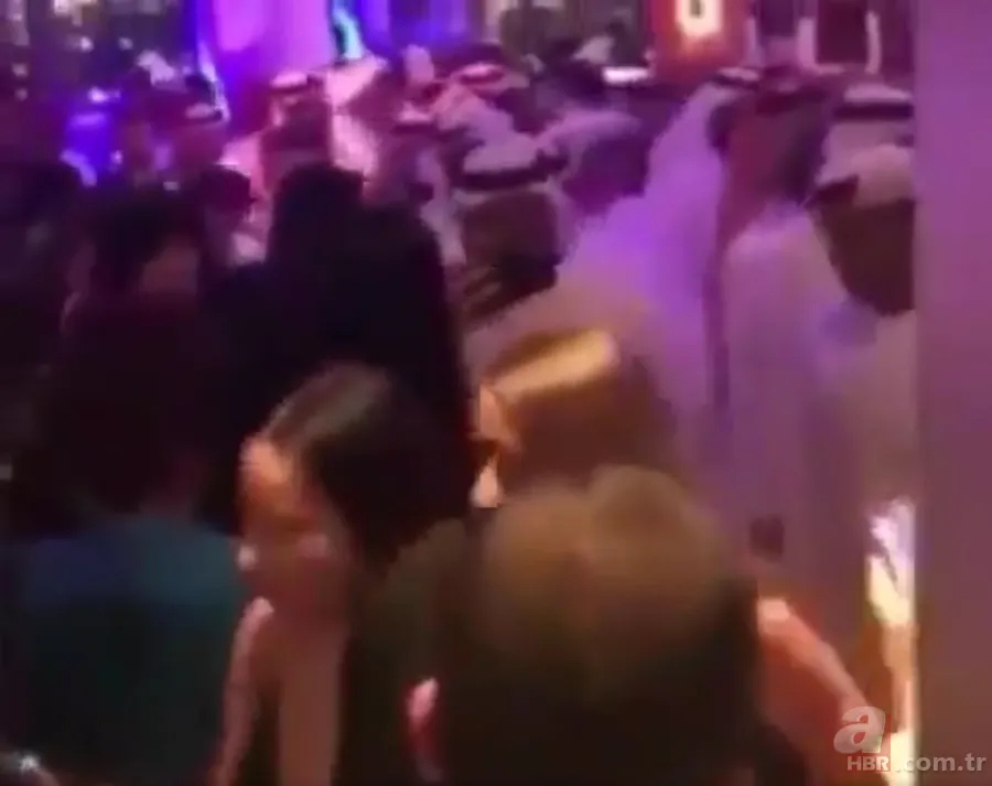 Arap prenslerin olaylı partisinden şok görüntüler! 18