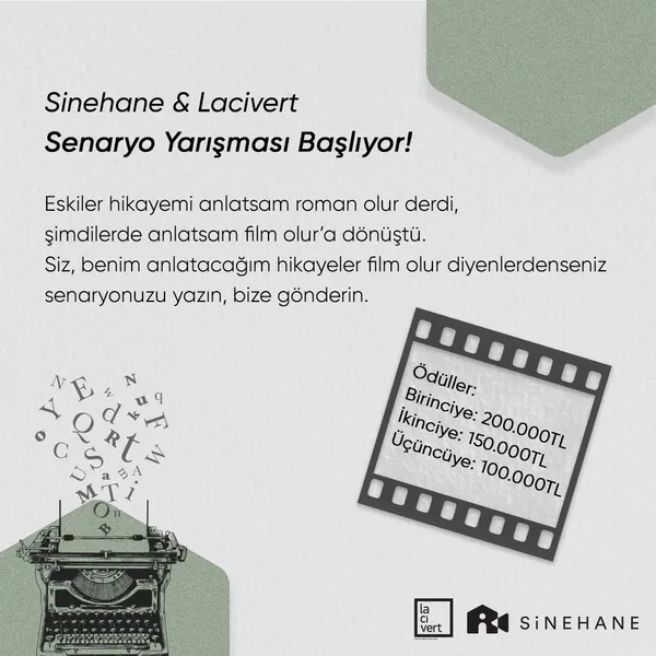 Sinehane ve Lacivert dergi işbirliği ile düzenlenen senaryo yarışması başlıyor - 5