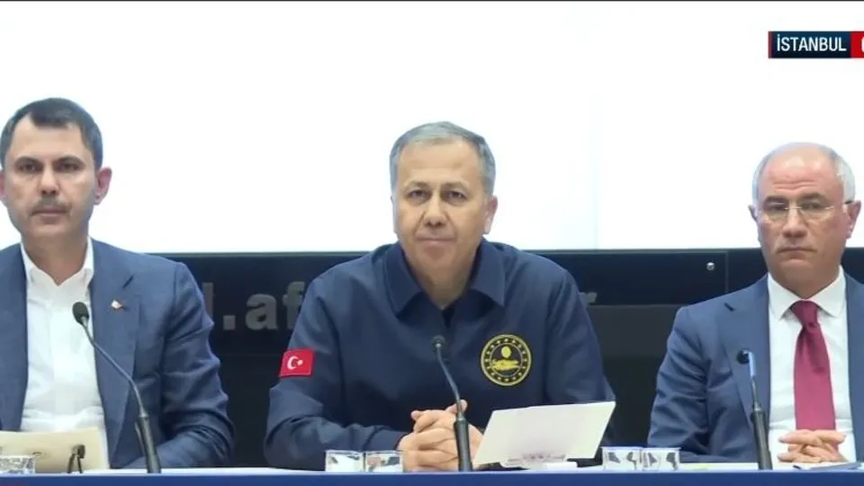 Bakanlardan İstanbul depremine ilişkin ortak basın açıklaması!