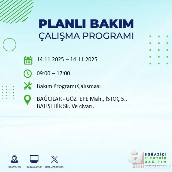 Hemen kontrol edin! 11 saat elektrik olmayacak: İstanbul’da hangi ilçeler kesinti yaşayacak? 4