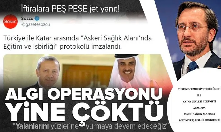 Son dakika: Sözcü Gazetesi'nin algı operasyonu çöktü! 'Katarlılara sınavsız üniversite' yalanıyla ilgili peş peşe açıklama