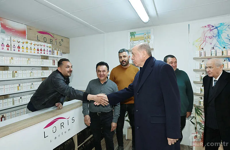 Başkan Erdoğan Kahramanmaraş'ta AFAD çarşısını ziyaret etti 4