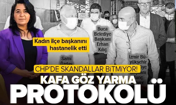 CHP’de skandallar bitmiyor! Tunç Soyer’in protokol müdürü, kadın ilçe başkanının kafasını yardı