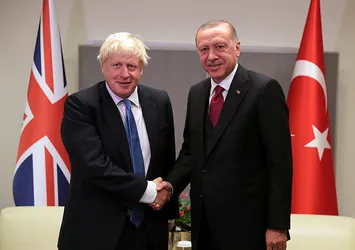 Başkan Erdoğan, Johnson ile görüştü