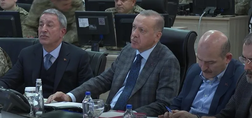 Başkan Erdoğan Barış Pınarı Harekat bölgesindeki komutandan bilgi aldı