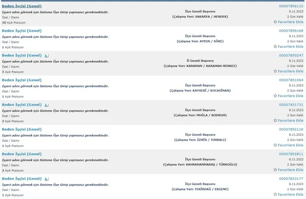 KPSS puan şartı aranmıyor! Türkiye geneli ilkokul mezunu 31 bin personel alımı başları! Başvuru şartları ve ekranı…