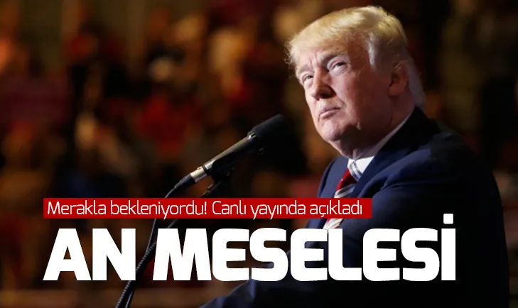 Trump canlı yayında açıkladı: Suriyeden çekilmemiz an meselesi