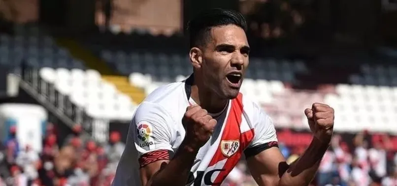 Galatasaray'dan Rayo Vallecano'ya giden Falcao üçüncü maçında da ağları sarstı