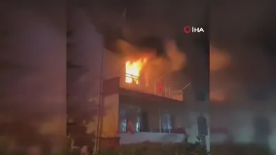 Eskişehir’de çakmakla oynayan çocuk evi yaktı!