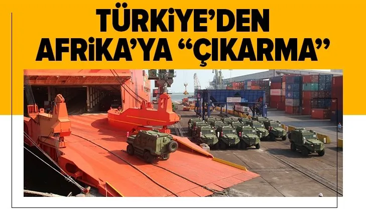 Türk zırhlı muharebe aracı Hızır yola çıktı! Türkiye’den Afrika’ya “çıkarma”