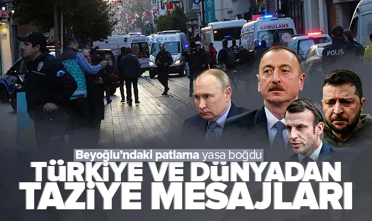 Türkiye ve dünyadan taziye mesajları