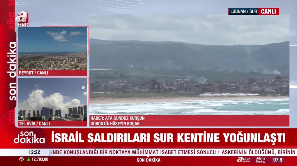 İsrail Lübnan'a ateş yağdırıyor!