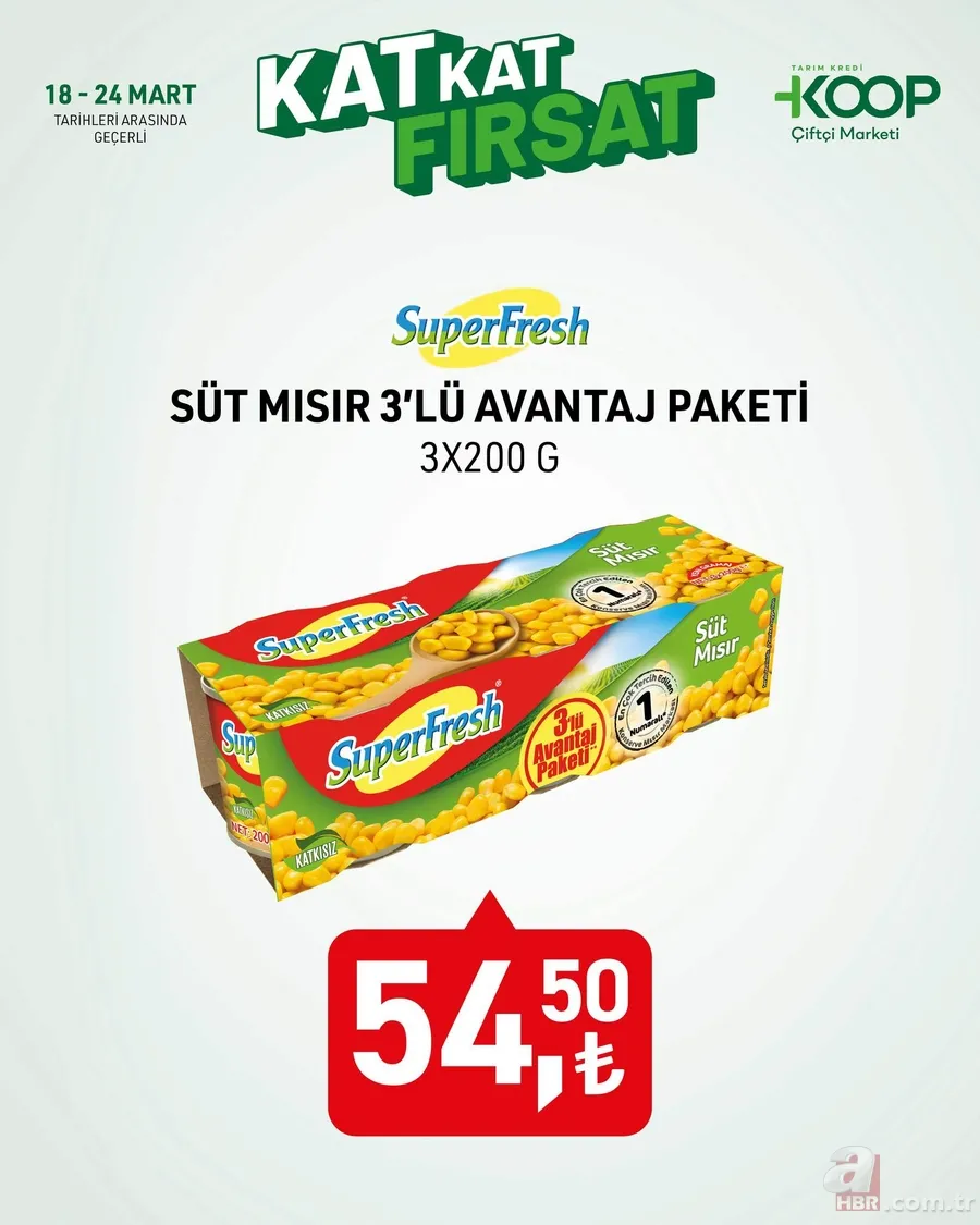 Tarım Kredi Market 18-24 Mart indirim kataloğu geldi! TK'da tavuk but 79 TL, 2 L ayçiçek yağı 134.90 TL'den satılıyor 9