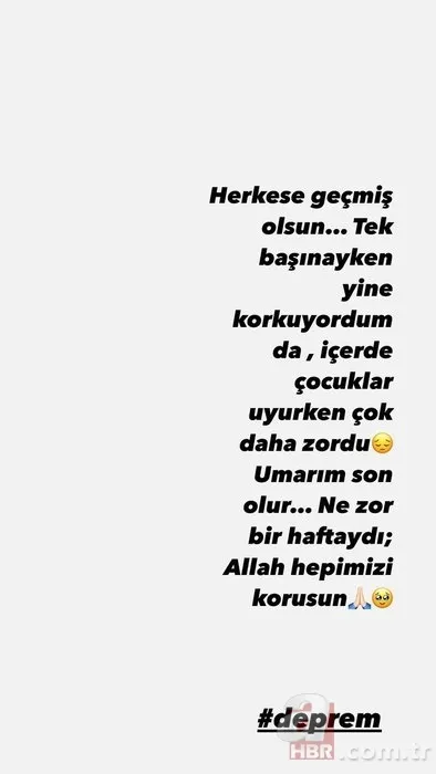 Düzce depreminin ardından ünlü isimlerden peş peşe paylaşımlar geldi 11
