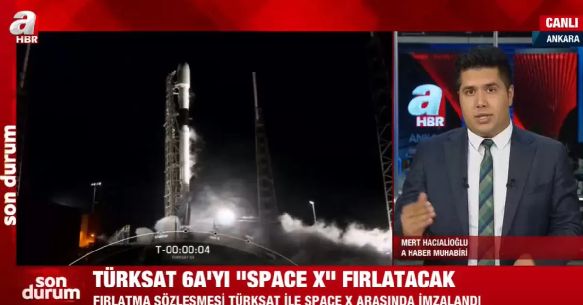 Türksat 6A'yı "Space X" fırlatacak