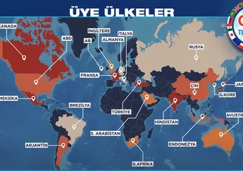 G20 nedir? G20 hangi ülkelerden oluşur?