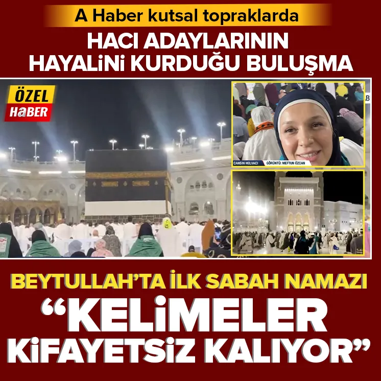 Beytullahta ilk sabah namazı!