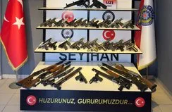 Adana’da 54 ruhsatsız silah ele geçirildi
