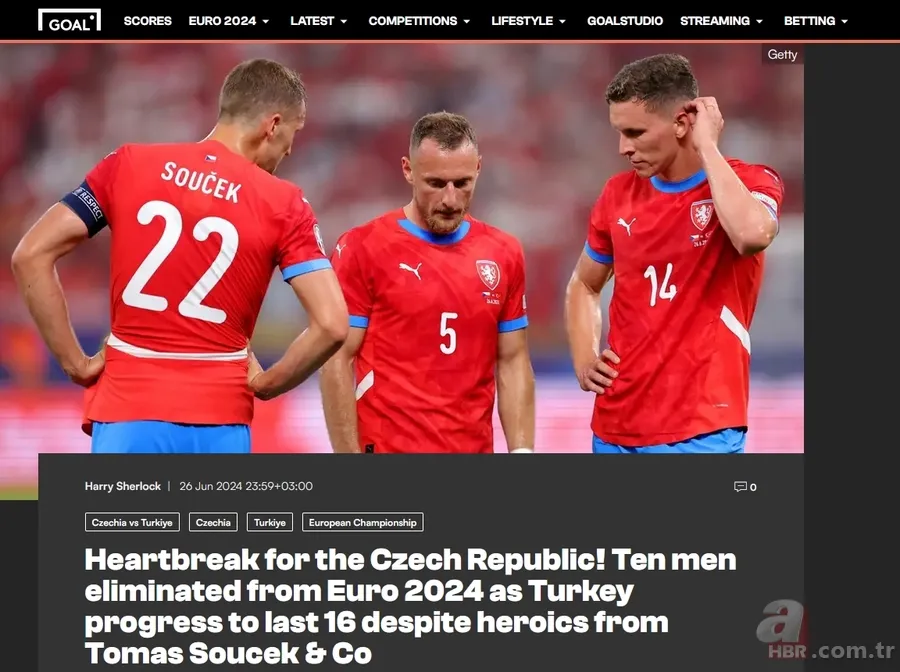 Türkiye Çekya'yı devirdi Avrupa'nın manşetlerini süsledi: Muhteşem Türkler... 14