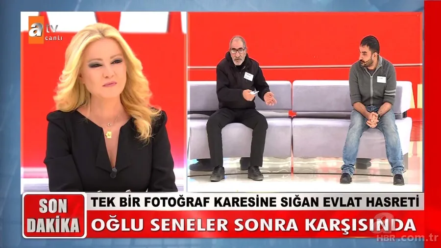 33 yıllık hasret Müge Anlı’da bitti! Turan Çelik oğluna canlı yayında kavuştu! Dede torunun kucaklaşması gözyaşlarına boğdu 2