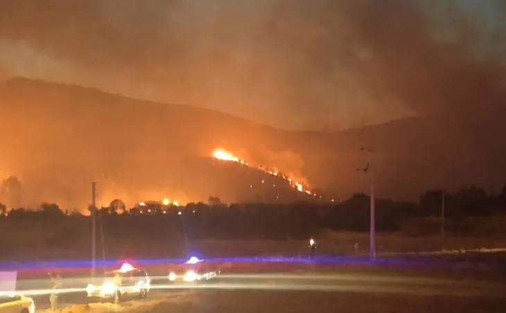 İzmir'de alevler yerleşim yerlerine sıçradı! Bazı evler yandı
