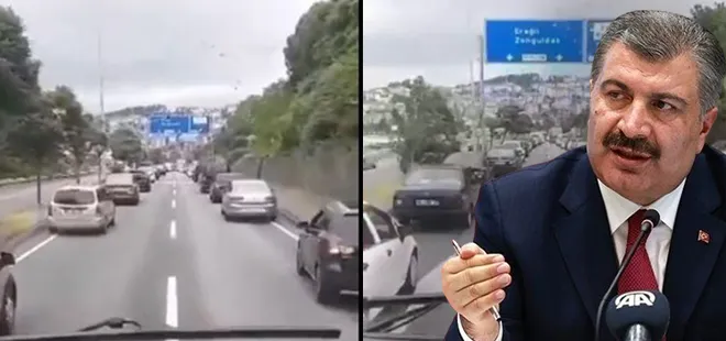 Sağlık Bakanı Koca’dan sürücülere fermuar yöntemi uyarısı