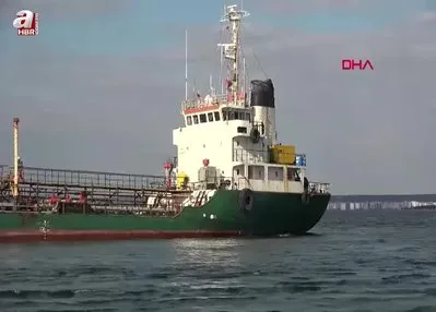 Karaya oturan tanker kurtarıldı!