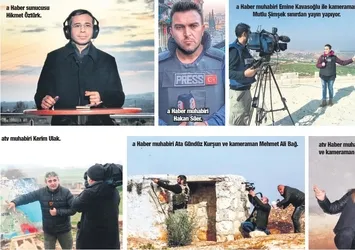 Afrin cephesinde Turkuvaz timi