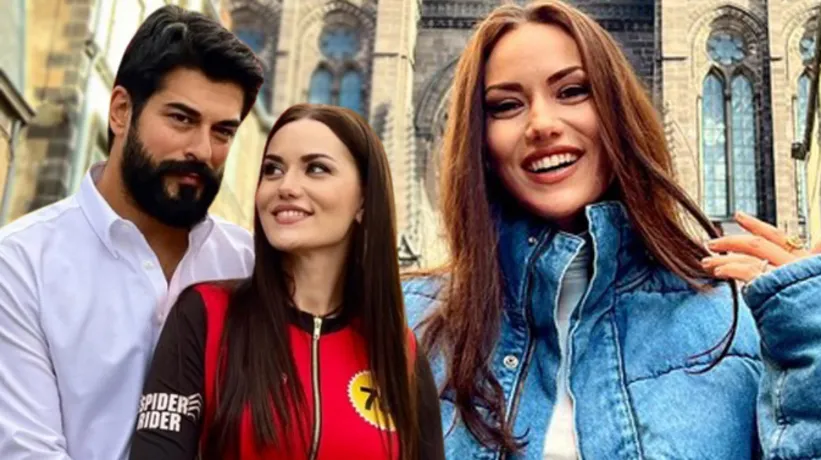 3 kız kardeş birbirinin aynısı! Fahriye Evcen'in kardeşlerini görenler şaşırıyor