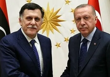 Başkan Erdoğan Al Sarraj'ı kabul etti