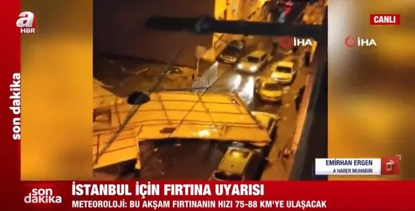 Son dakika: Meteoroloji’den İstanbul’a fırtına uyarısı! Çatılar ağaçlar ve direkler uçabilir