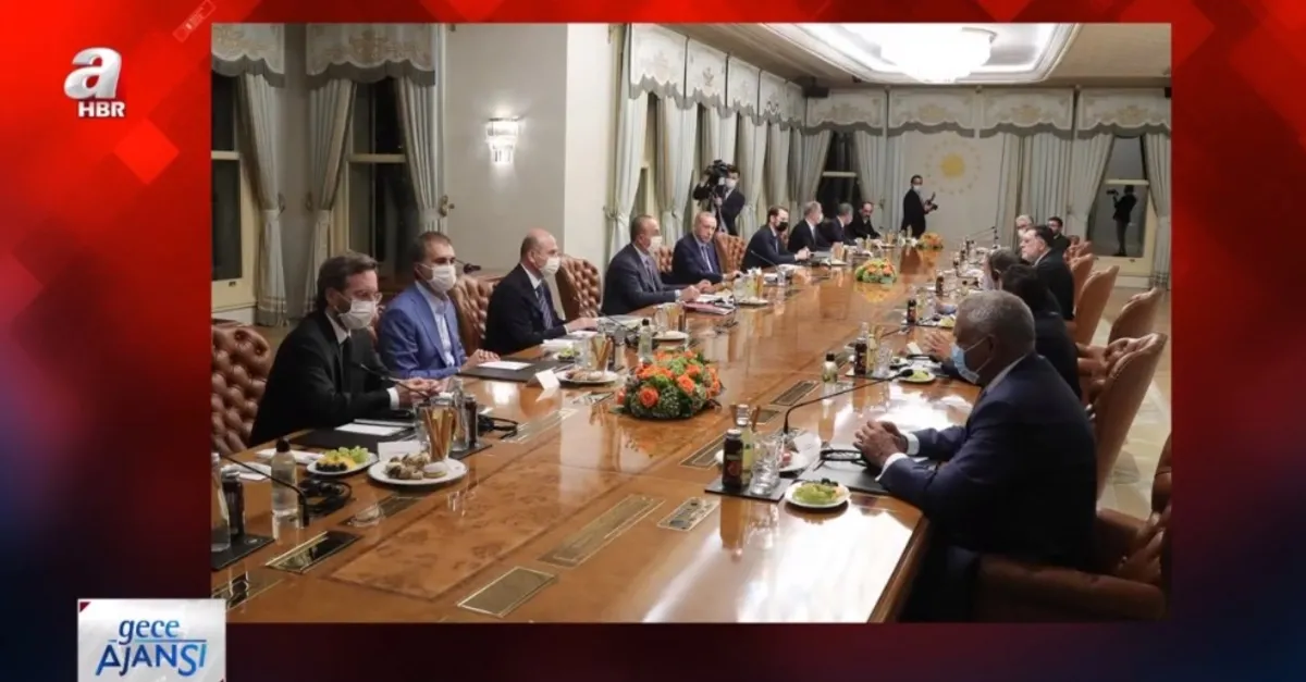 Başkan Erdoğan Libya Başbakanı Fayiz es-Serrac'ı kabul etti