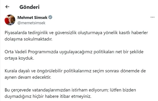 Son dakika | "Kredi kartlarına taksit kaldırılıyor" iddiası! Bakan Şimşek'ten yalanlama: İtibar etmeyin - 2