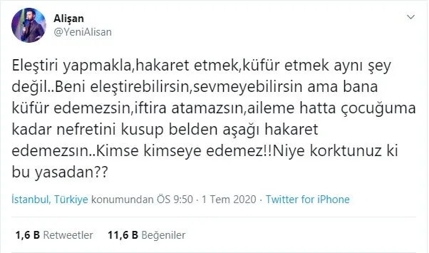 Başkan Erdoğan’ın sosyal medya tepkisine ünlü isimlerden destek yağdı: ''Niye korktunuz ki bu yasadan?