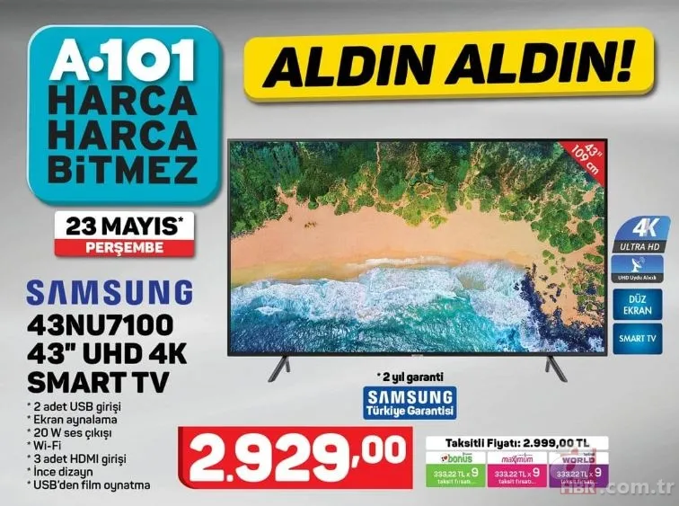 A101 aktüel ürünler kataloğu 23 Mayıs ile aksiyon kamerası geliyor! A101 indirimli ürünler neler? 2